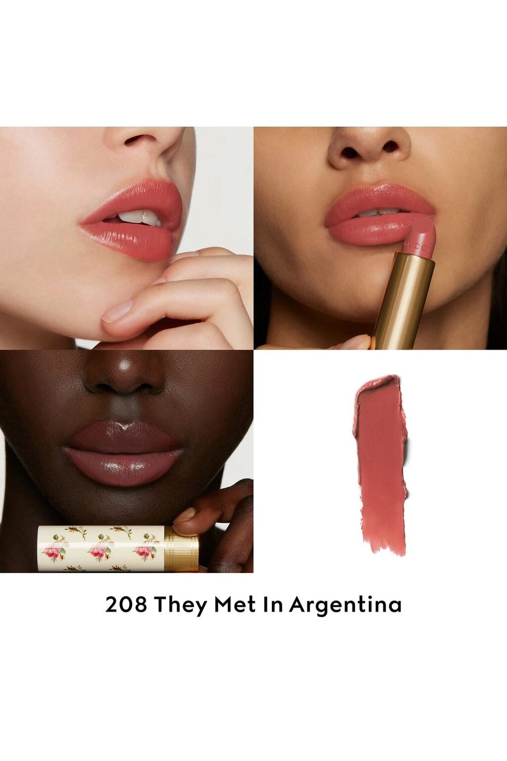 Губная помада Gucci Rouge L vres Voile Lipstick, 3,5 г №. 208 - Они встретились в Аргентине. Фото 3.