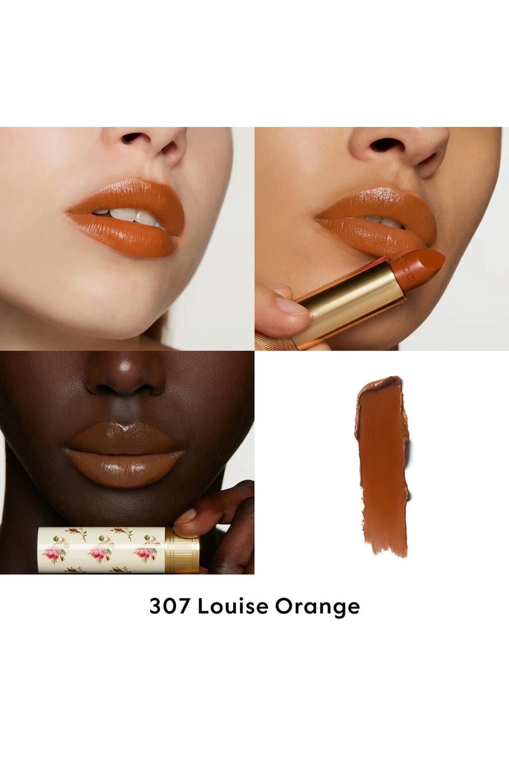 Губная помада Gucci Rouge L vres Voile Lipstick, 3,5 г №. 307 - Луиза Оранж. Фото 3.