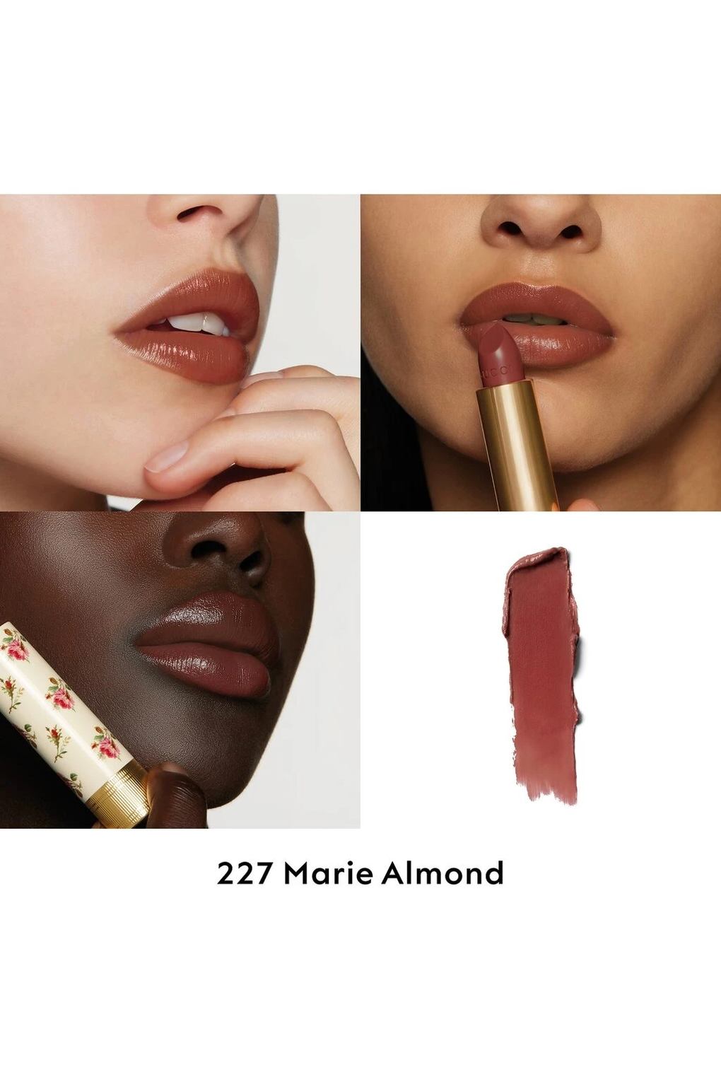 Губная помада Gucci Rouge L vres Voile Lipstick Marie Almond 227, 3,5 г. Фото 3.