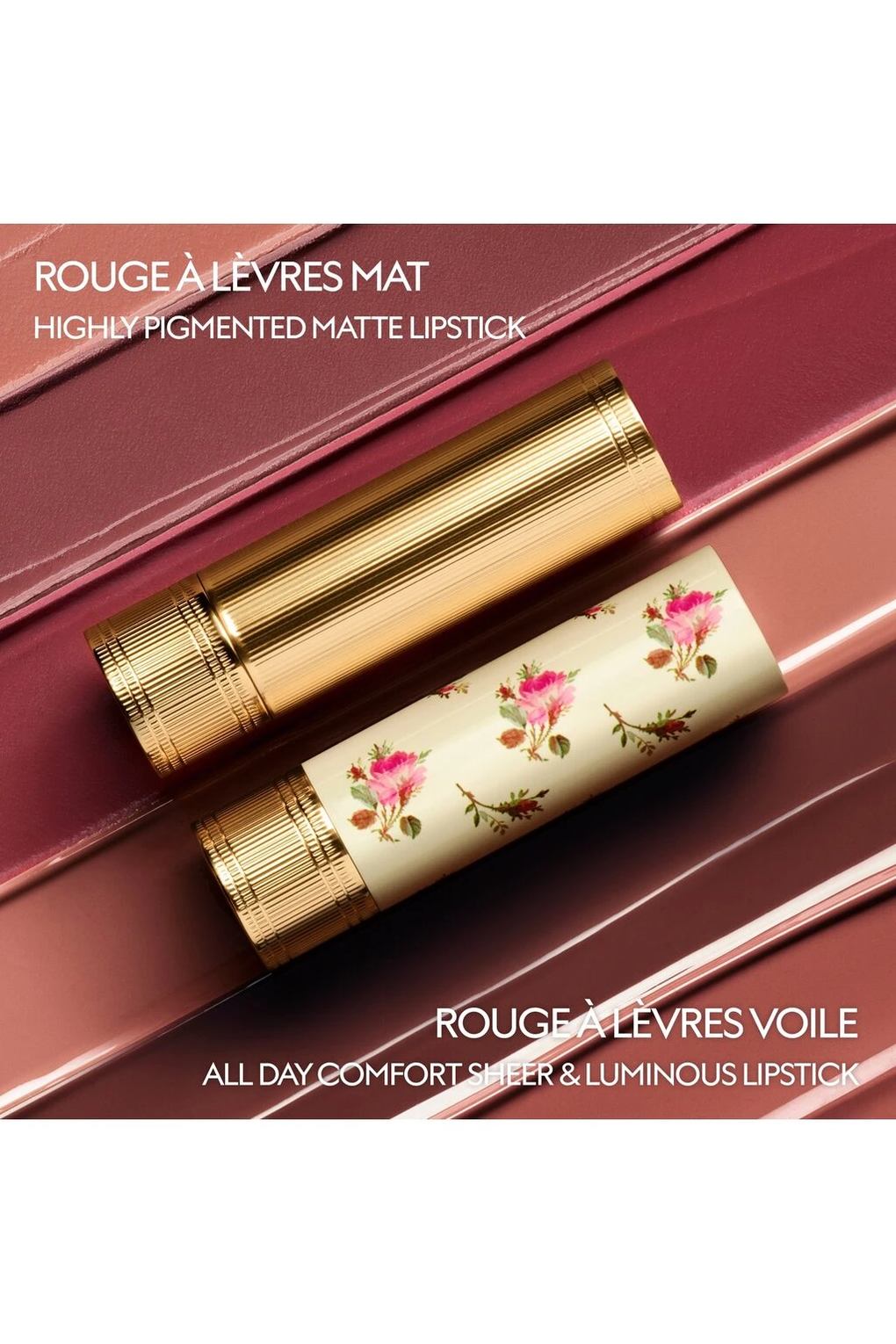 Губная помада Gucci Rouge L vres Voile Lipstick Clara Chestnut 134, 3,5 г. Фото 5.