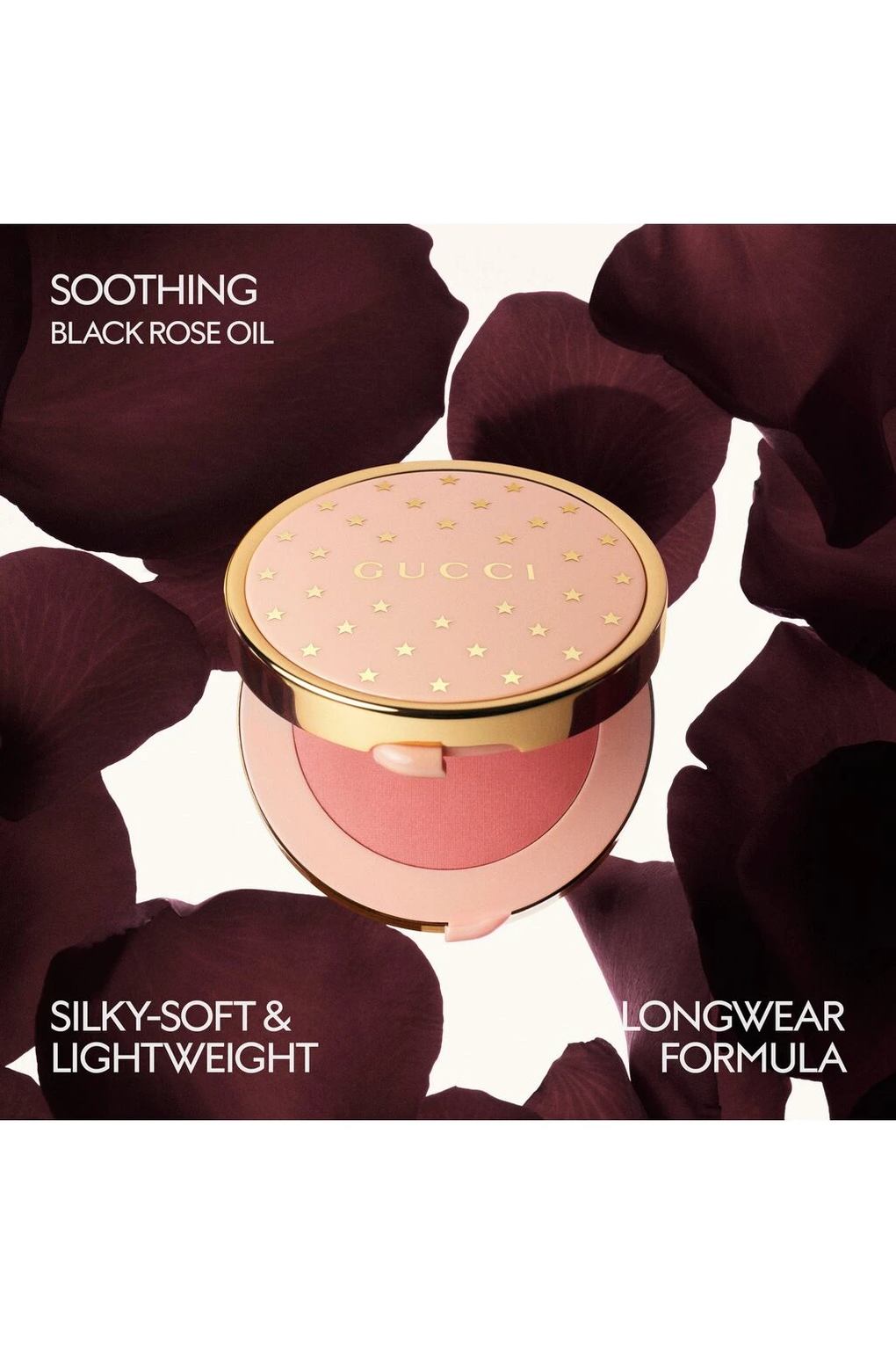 Gucci Beauty Blush De Beaute Rouge, 6 г №. 01 Шелковистая роза. Фото 4.