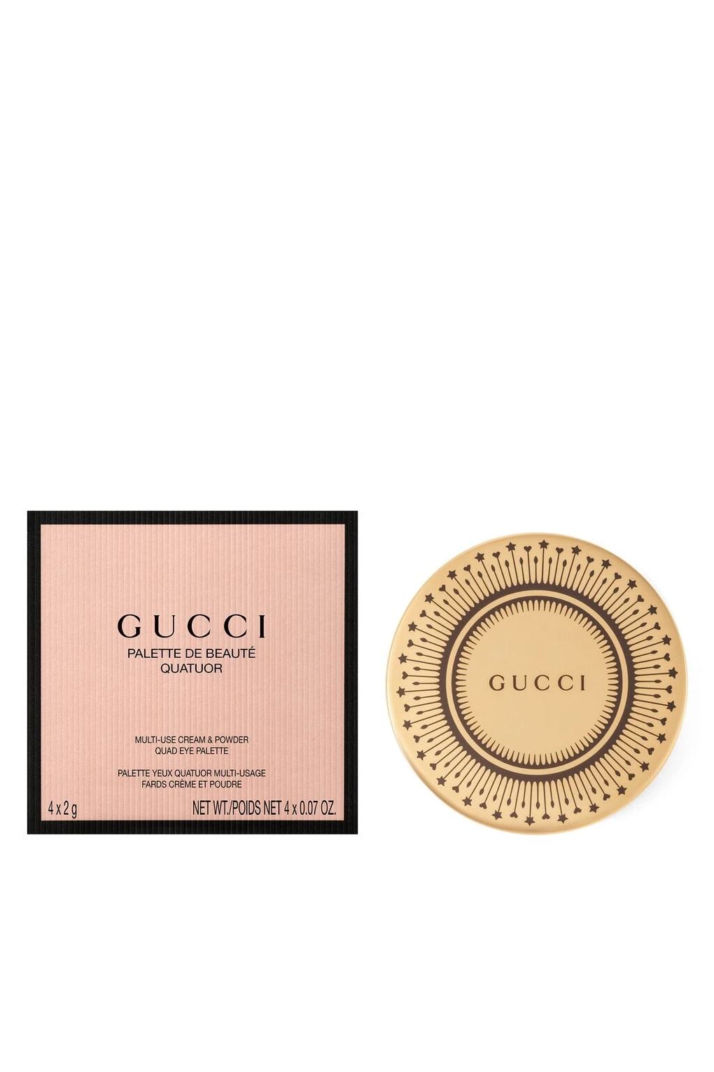 Палитра теней для век Gucci Palette de Beaute Quatuor, 6 г №. 02 - Роза Нитида. Фото 2.