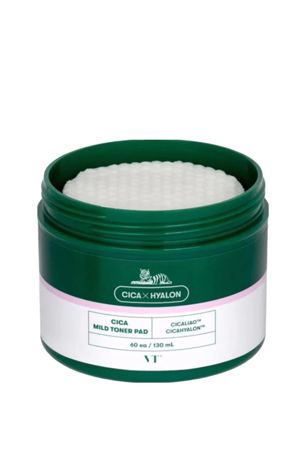 Очищающие диски VT Cosmetics Cica Toner Pad, 60 шт.. Фото 2.