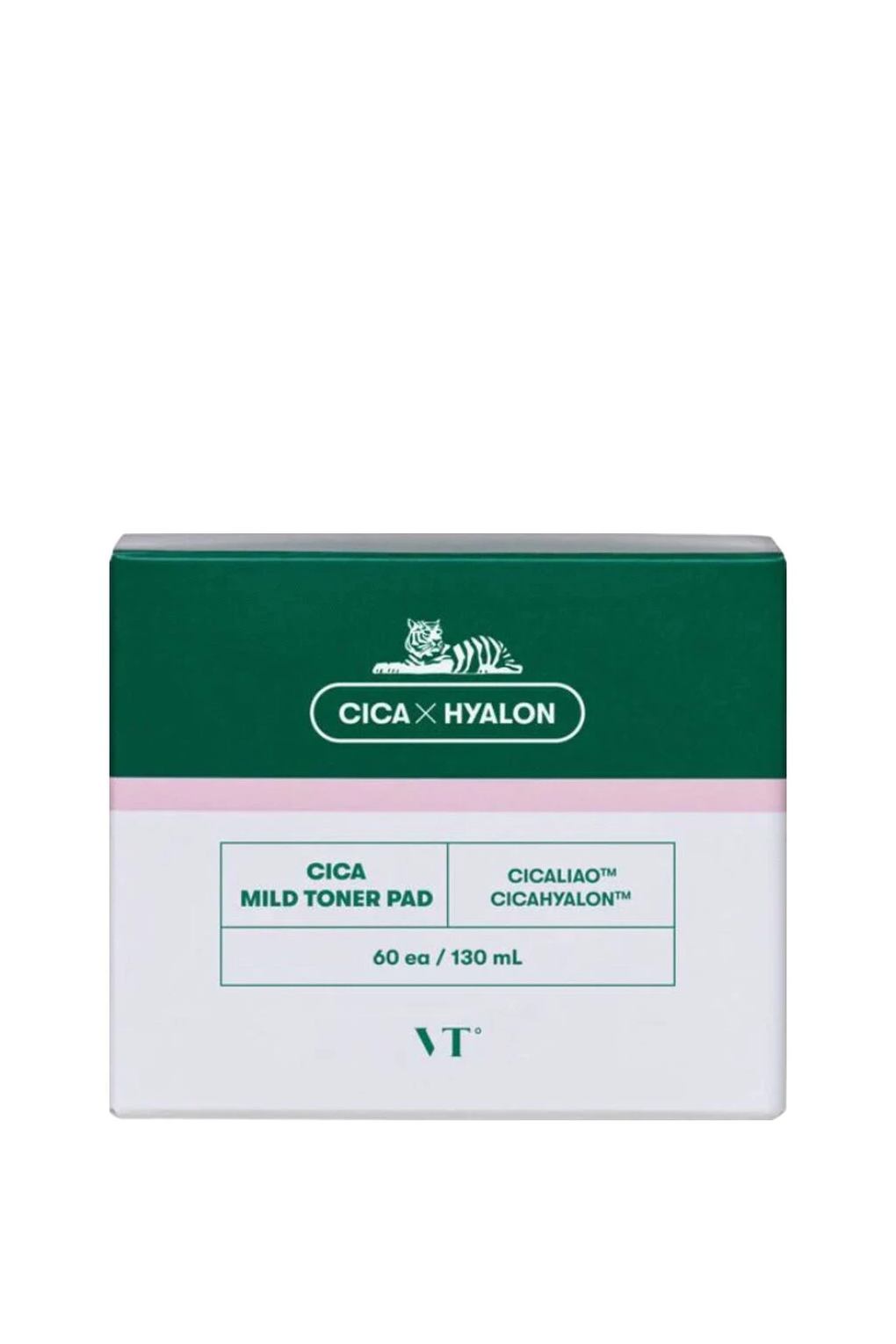 Очищающие диски VT Cosmetics Cica Toner Pad, 60 шт.. Фото 3.