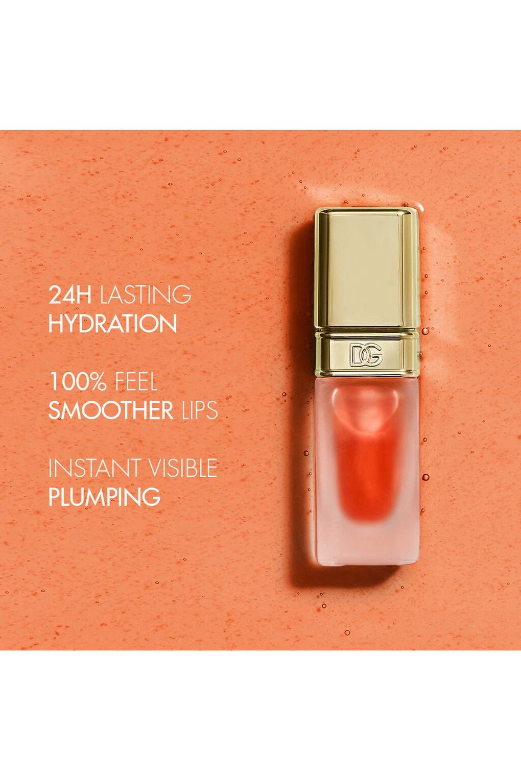 Масло для губ Dolce&Gabbana Oil Lip Plumper, 7 мл Апельсиновый. Фото 4.