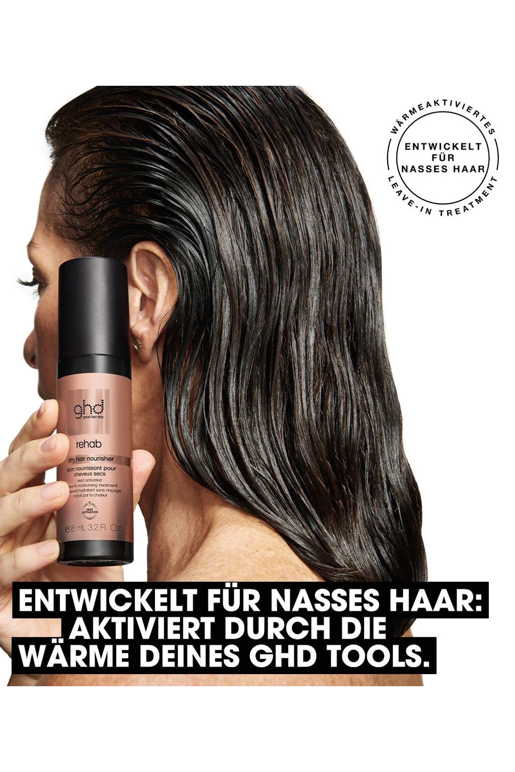 Несмываемый уход ghd rehab dry hair nutritioner, 95 мл. Фото 3.