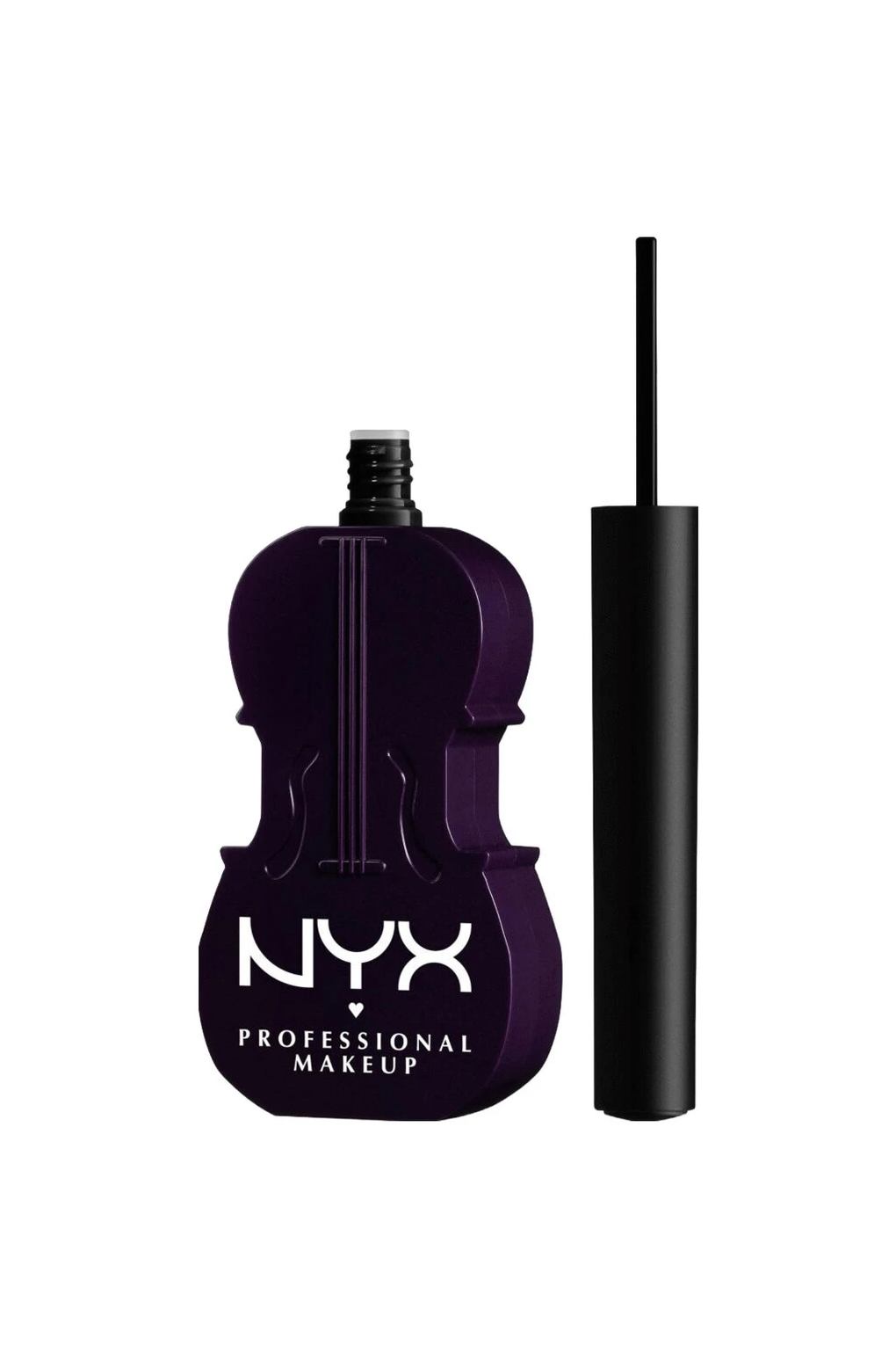 Жидкая подводка для глаз NYX Professional Makeup Wednesday Cello Vivid Matte Purple, 2 мл фиолетовый. Фото 4.