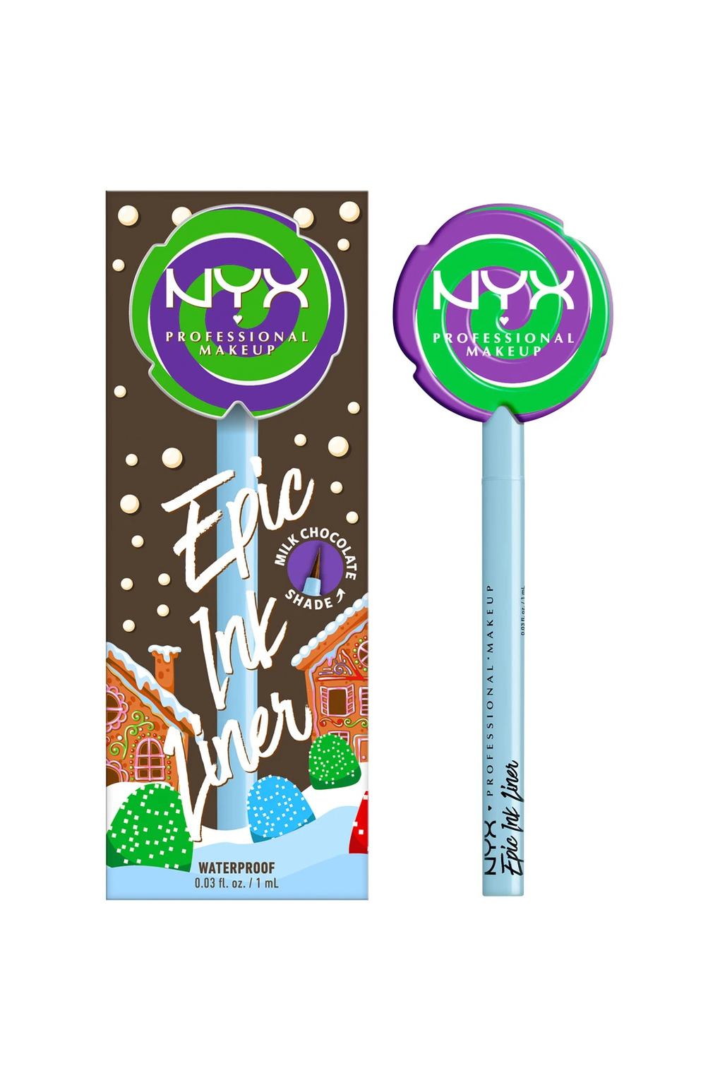Подводка для глаз Epic Ink Lollipop Liner, 1 мл № 2 - Молочный шоколад. Фото 2.