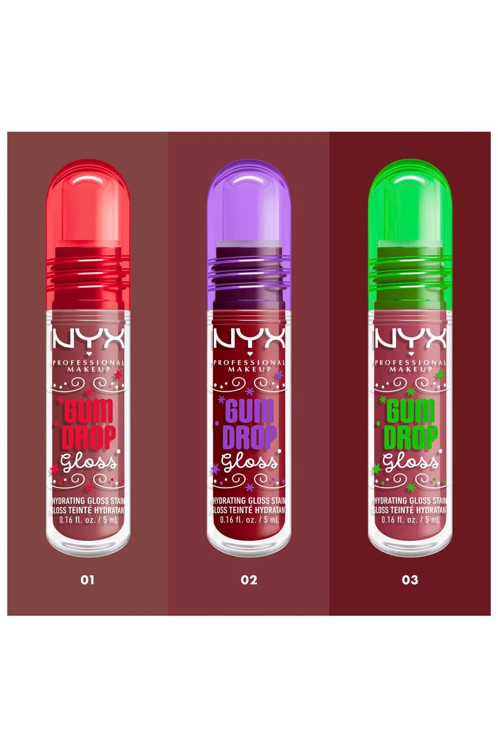 Блеск для губ Gumdrop Lip I.V.Gloss Stain, 5 мл № 2 - Bubblegum Burst. Фото 6.