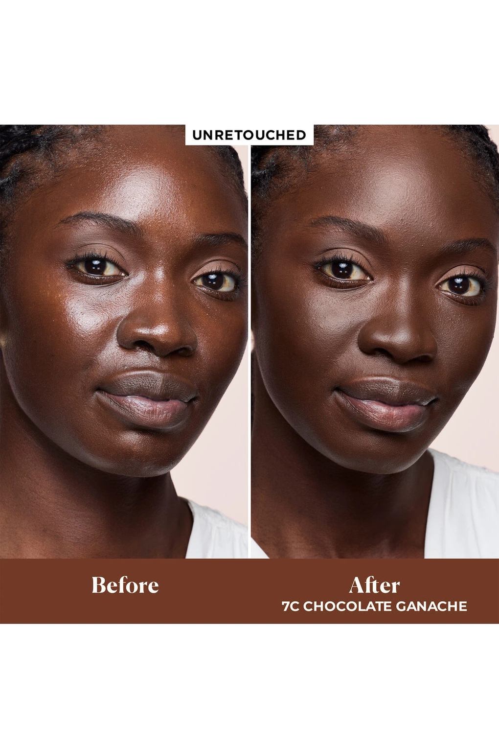 Компактная пудра LAURA MERCIER Real Flawless Feather Matte Powder Foundation, 8 г 7C Chocolate Ganache. Фото 3.