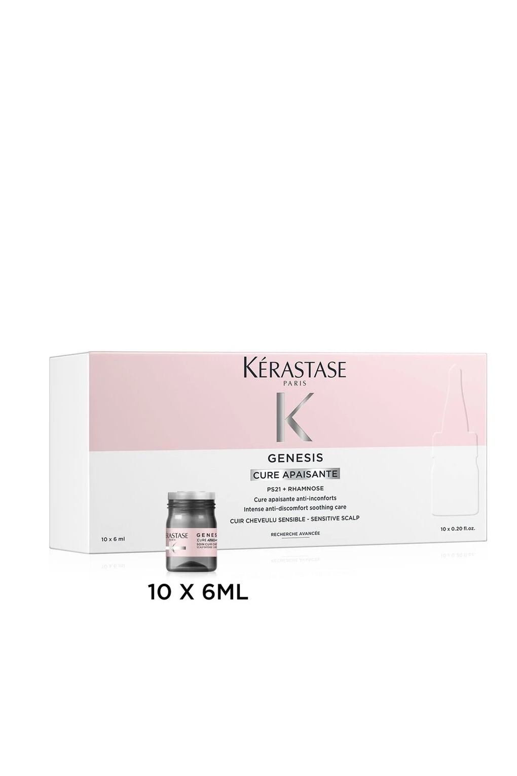 Kerastase Gensis Cure Apaisante средство для волос, 6 мл. Фото 2.