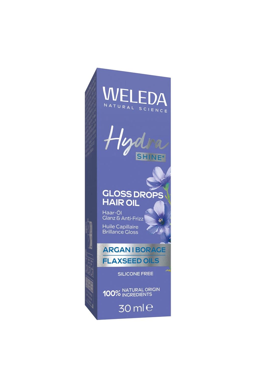 Масло для волос Weleda Hydra Shine Hair Oil, 30 мл. Фото 2.