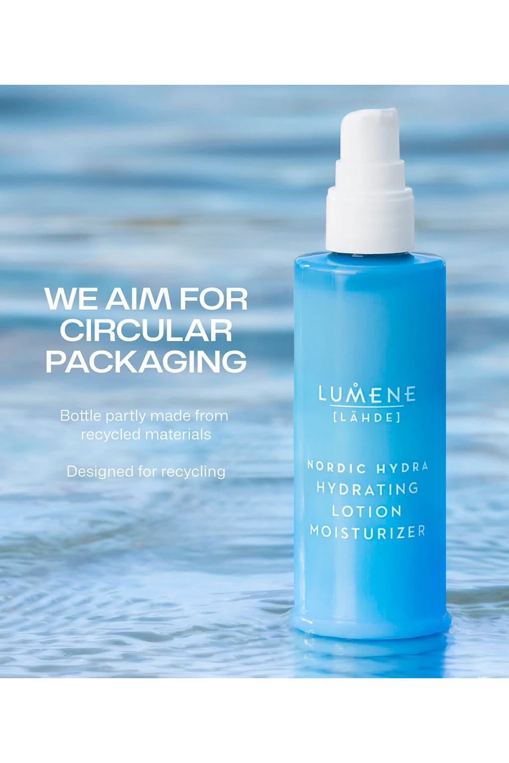 Lumene Nordic Hydra L hde Увлажняющий дневной крем-лосьон Hydrating Lotion, 50 мл. Фото 4.