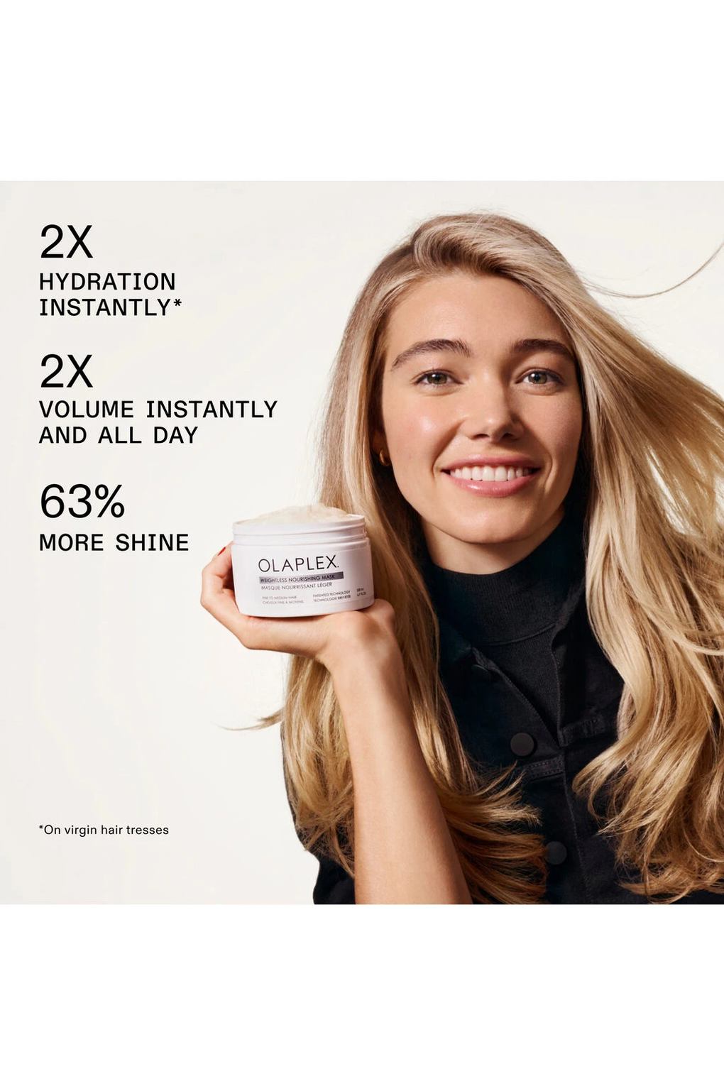 Маска для волос OLAPLEX Weightless Nourishing Mask, 200 мл. Фото 3.