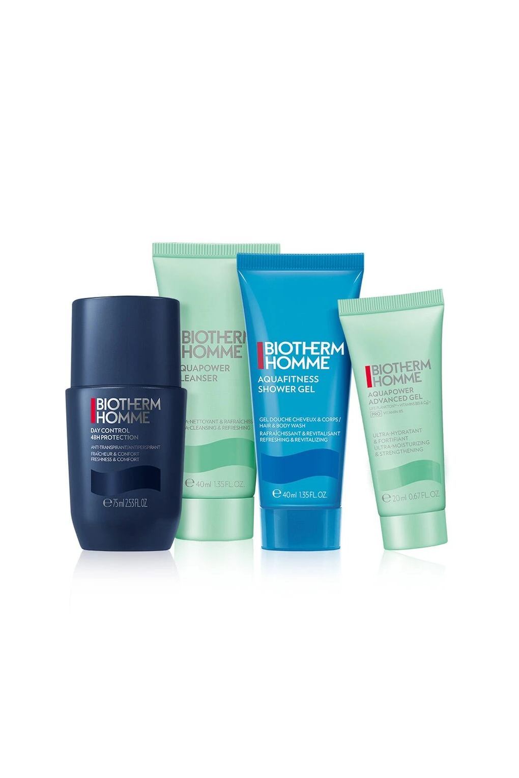 Набор для ухода за лицом Biotherm Homme Aquapower Drop-Set Blue. Фото 3.