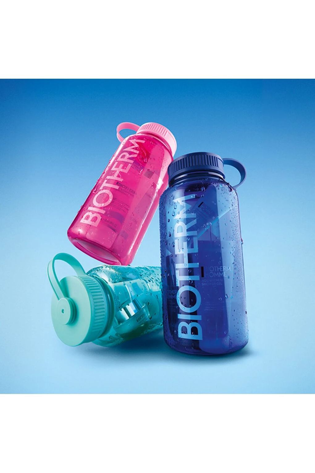 Набор для ухода за лицом Biotherm Homme Aquapower Drop-Set Blue. Фото 5.