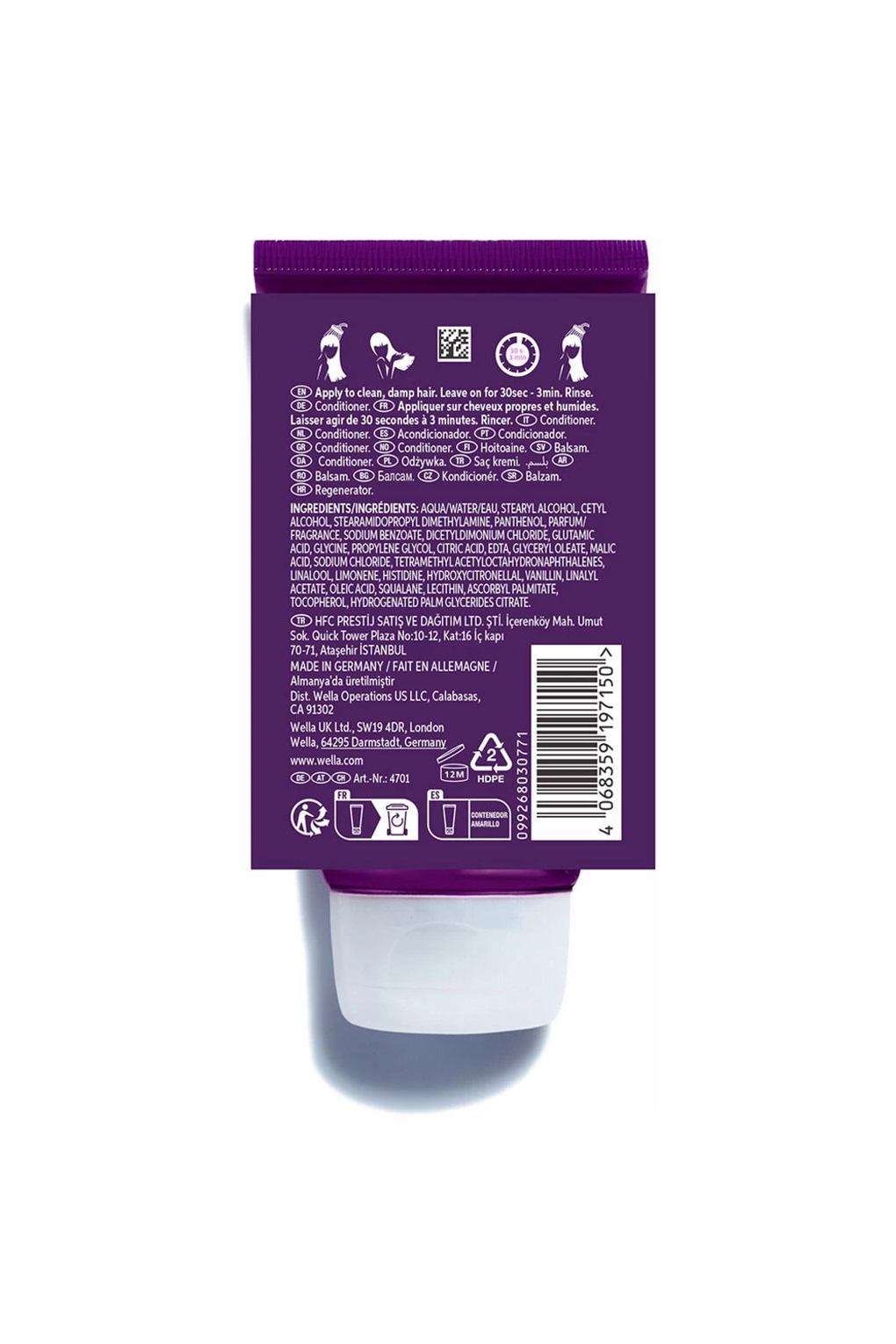 Кондиционер для волос Wella Professionals Ultimate Color Conditioner, 75 мл. Фото 2.