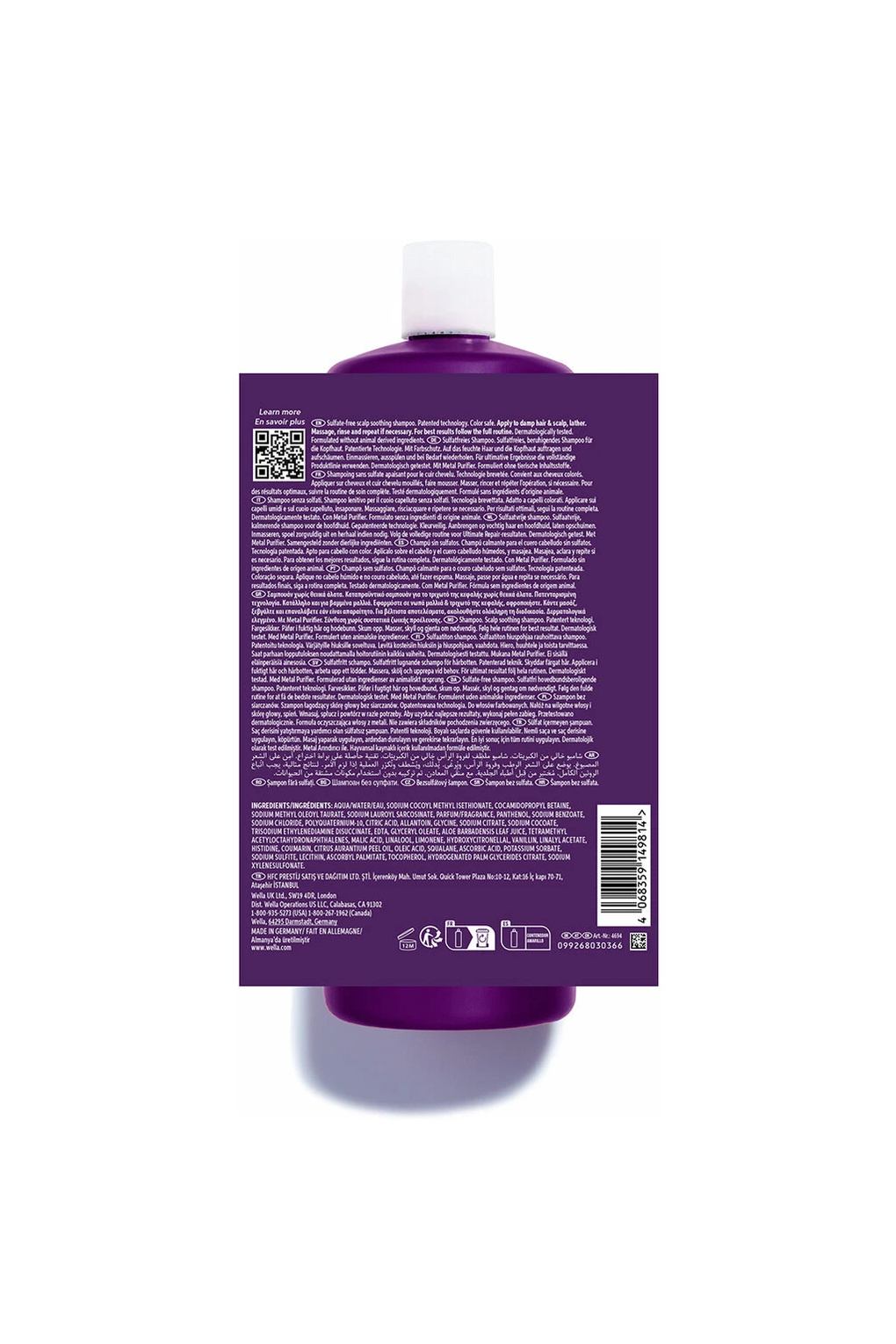 Шампунь для окрашенных волос Ultimate Color без сульфатов, 1000 мл. Фото 2.