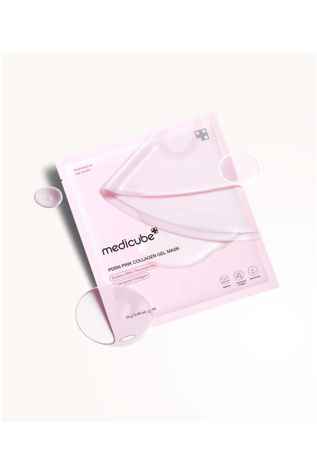 Гелевая маска для лица medicube PDRN с розовым коллагеном, 28 г. Фото 2.