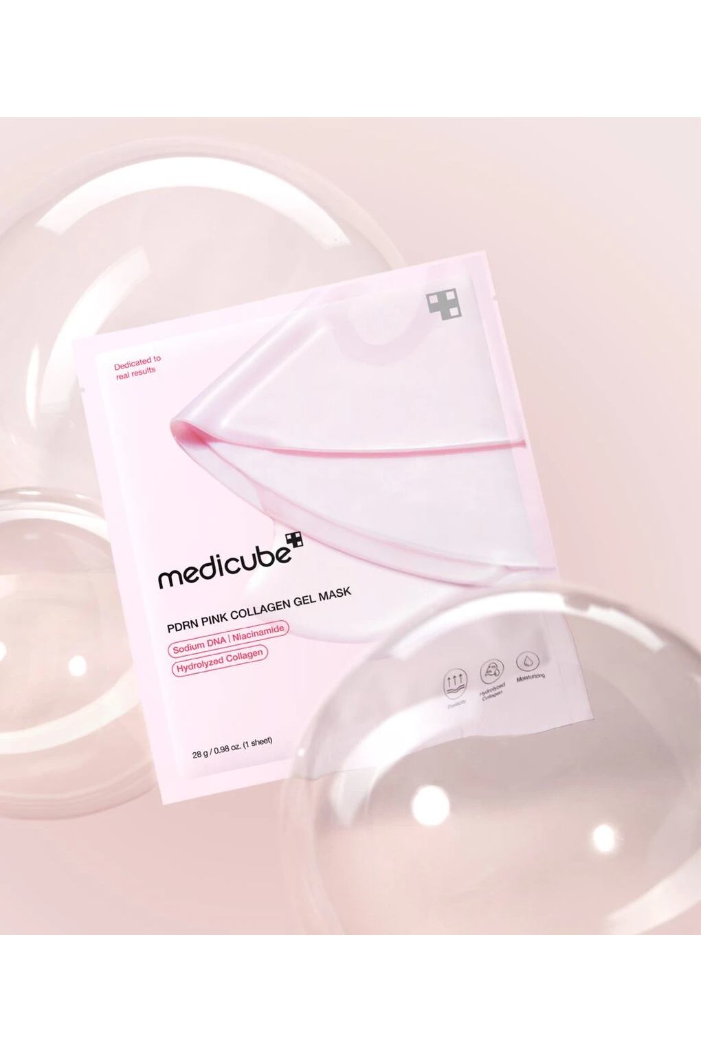 Гелевая маска для лица medicube PDRN с розовым коллагеном, 28 г. Фото 5.