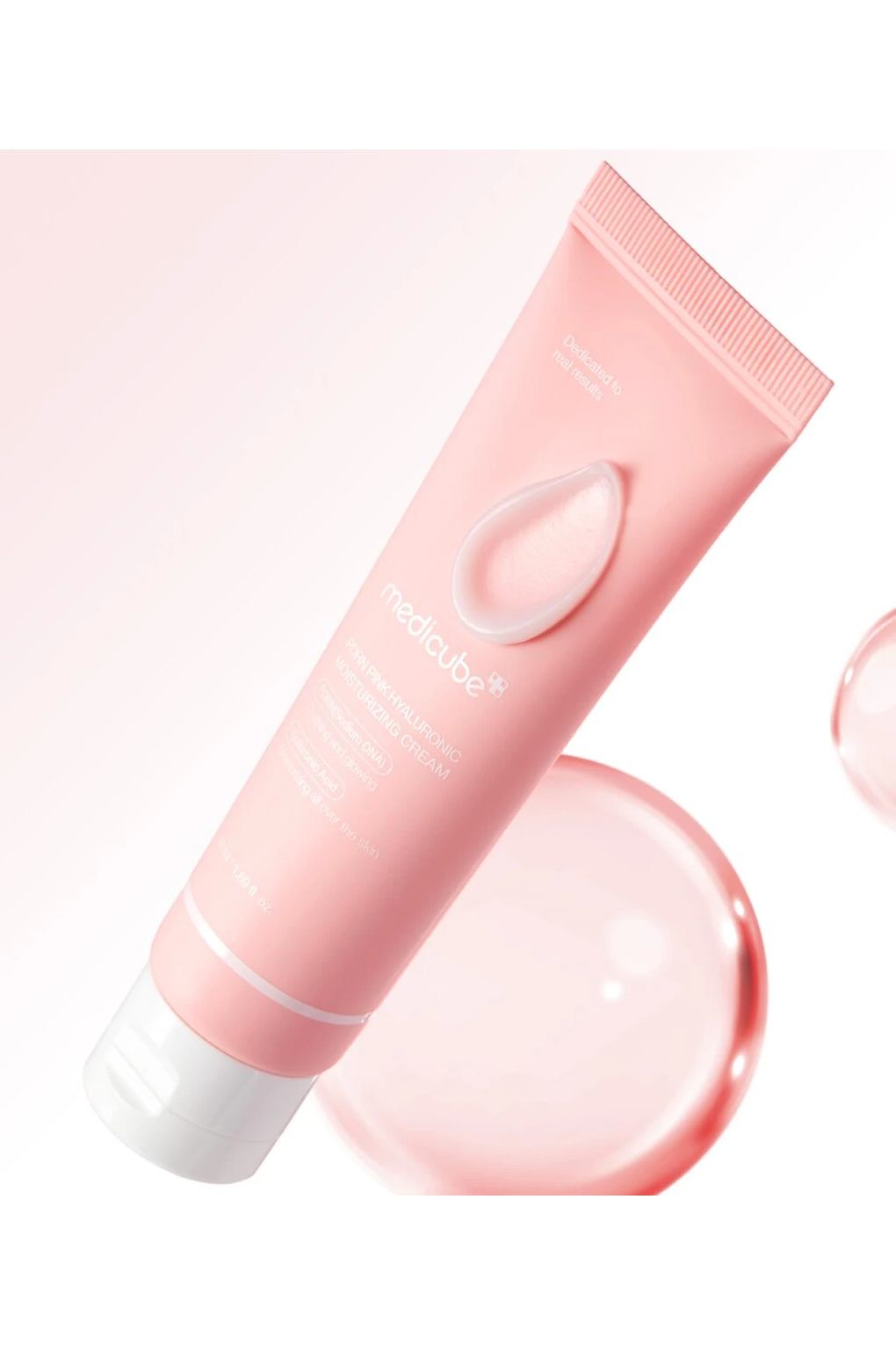 Крем для лица Medicube PDRN Pink Hyaluronic Moisturizing Cream, 50 мл. Фото 4.