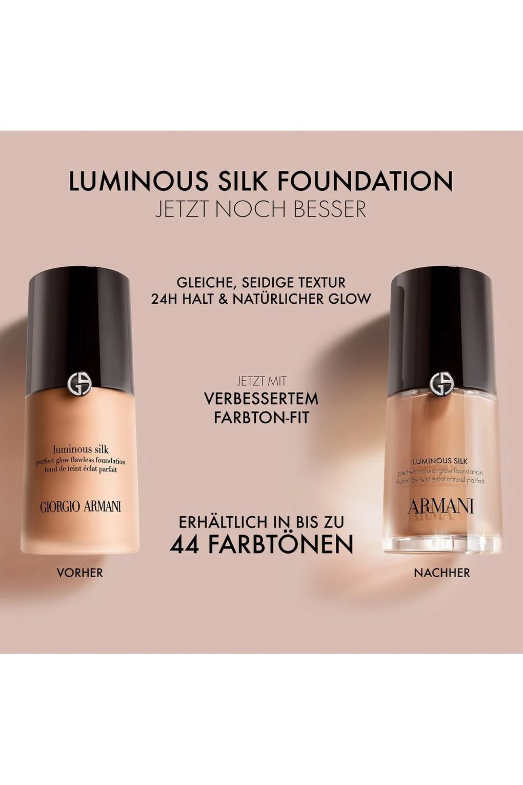 Жидкая тональная основа Luminous Silk Foundation, 30 мл № 5.2. Фото 6.