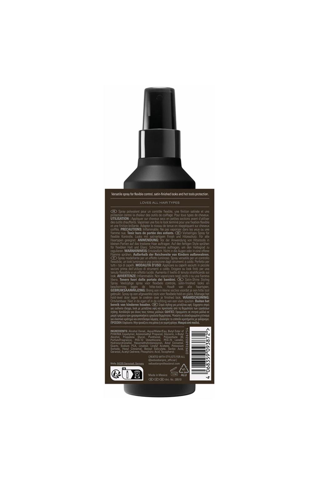 Завершающий спрей для укладки волос Hold Shine Define Satin-Shine Styling Spray, 200 мл. Фото 2.