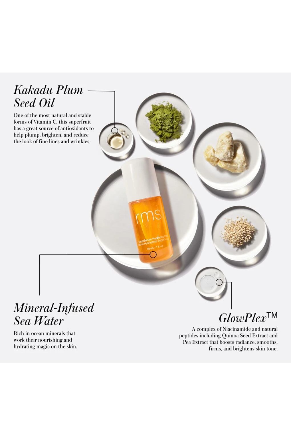 Сыворотка для лица RMS Beauty SuperSerum Hydrating Mist, 10 мл. Фото 4.
