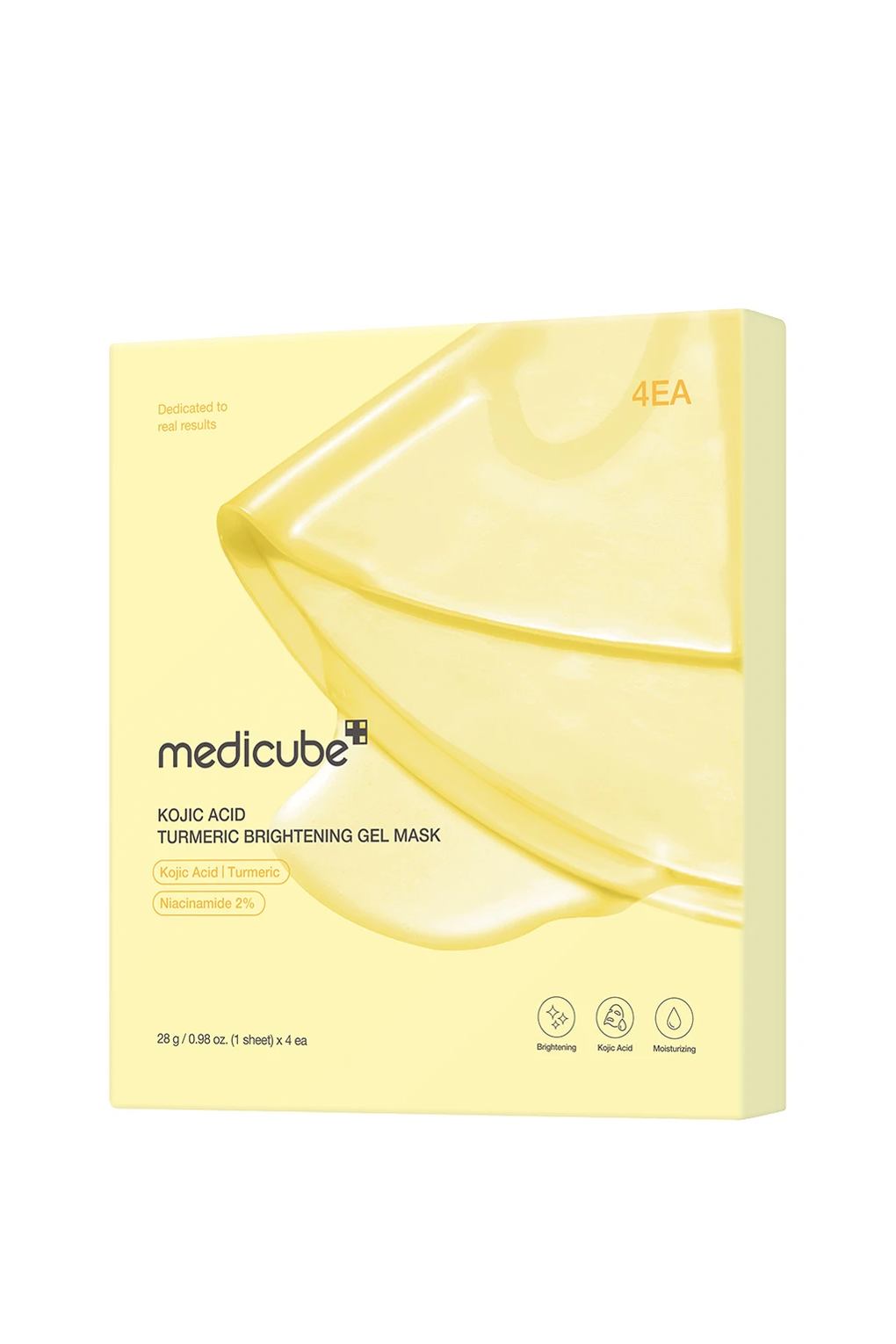 Маска для лица Medicube Kojic Acid Tumeric Brightening Gel Mask, 4х28 г. Фото 2.