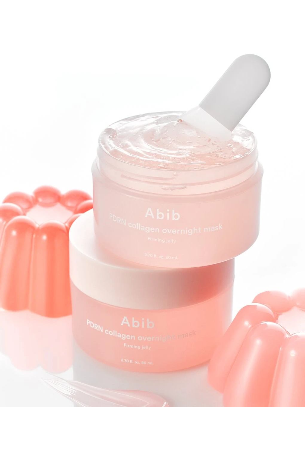 Ночная укрепляющая маска для лица Abib PDRN Collagen Overnight Mask Firming Jelly, 80 мл. Фото 4.