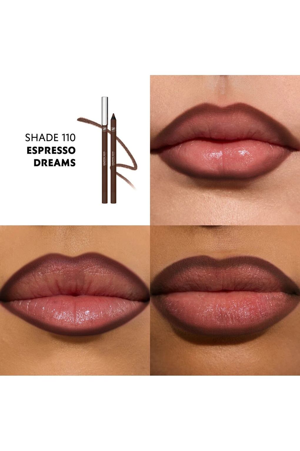 Карандаш для губ YSL Lovenude Kiss Shaper Lip Liner, 1,2 г № 110 - Espresso Dreams. Фото 4.