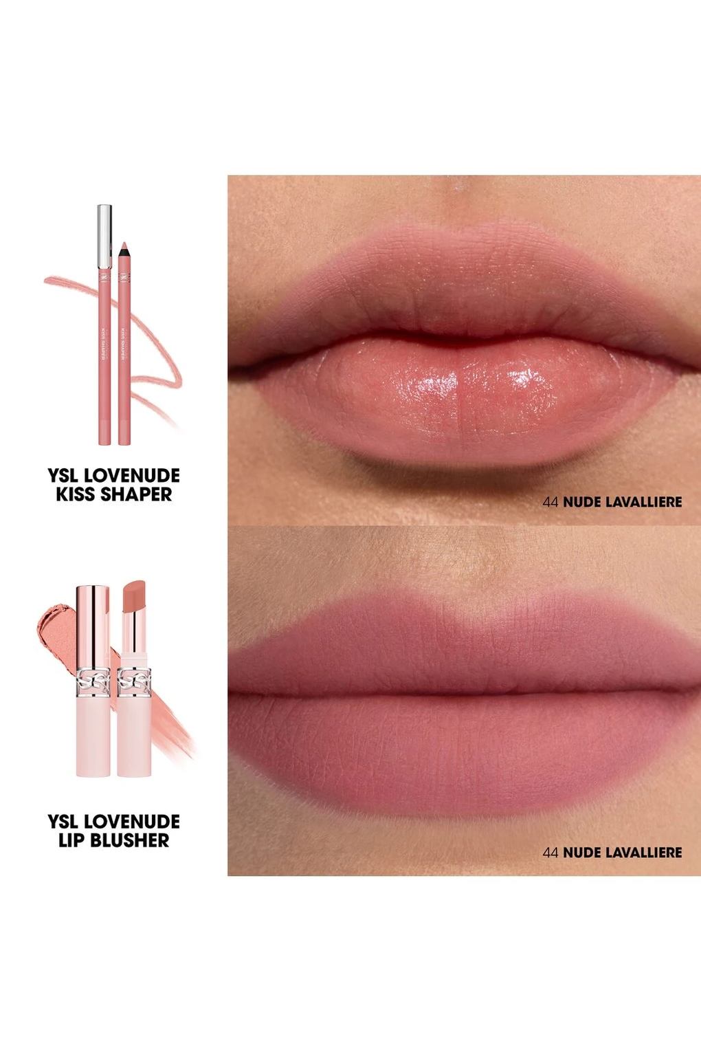 Помада-румяна YSL Lovenude, 3 г № 44 - Nude Lavalli re. Фото 4.