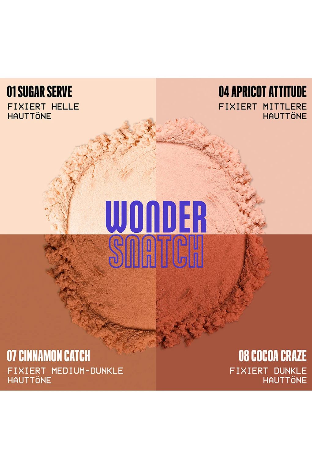 Пудра для фиксации макияжа Wonder Snatch Powder Setting Powder, 6 г № 4 - Apricot Attitude. Фото 2.