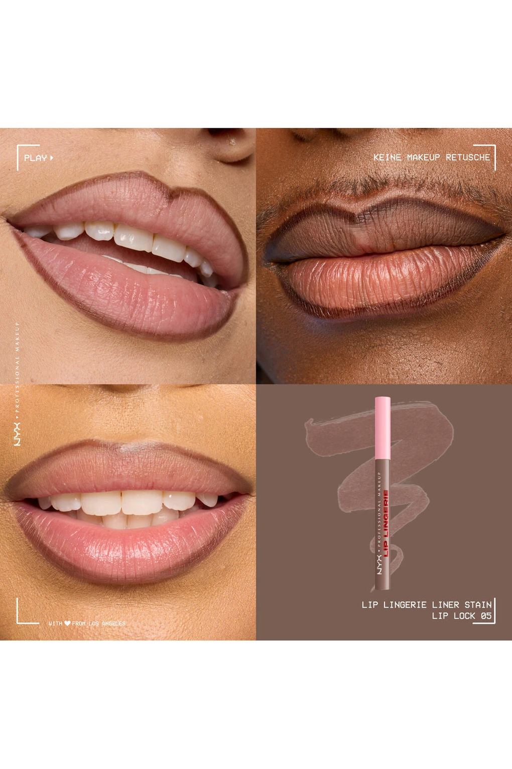 Водостойкий карандаш для губ Lip Lingerie Seamless All Day Stain, 1 мл № 5 - Lip Lock. Фото 2.