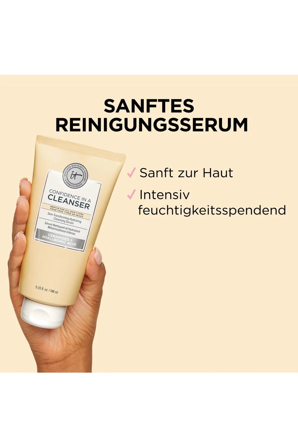 Гель для умывания It Cosmetics Confidence in a Cleanser, 148 мл. Фото 5.
