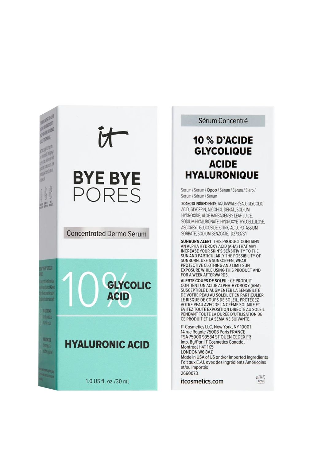Сыворотка для лица Bye Bye Pores с 10% гликолевой кислотой, 30 мл. Фото 2.