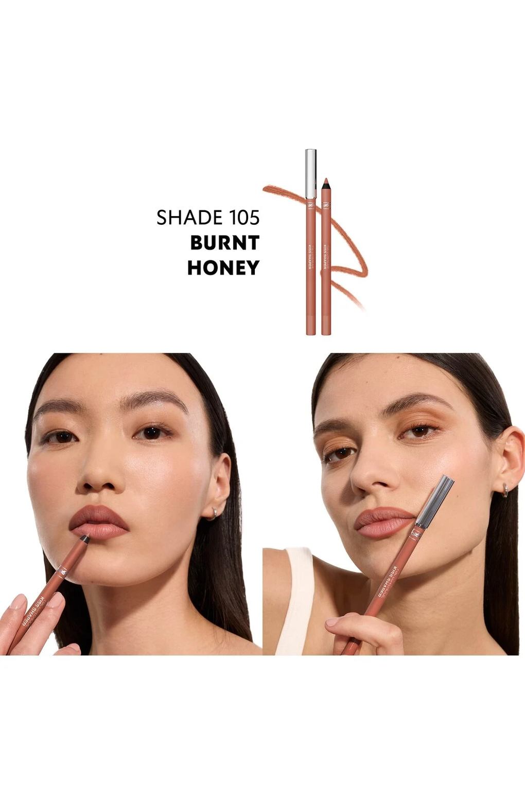 Карандаш для губ YSL Lovenude Kiss Shaper, 1,2 г № 105 - Жженый мед. Фото 5.