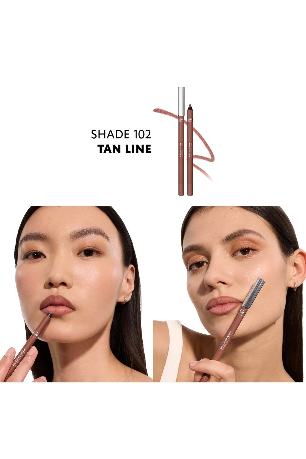 Карандаш для губ YSL Lovenude Kiss Shaper, 1,2 г № 102 - Tan Line. Фото 5.