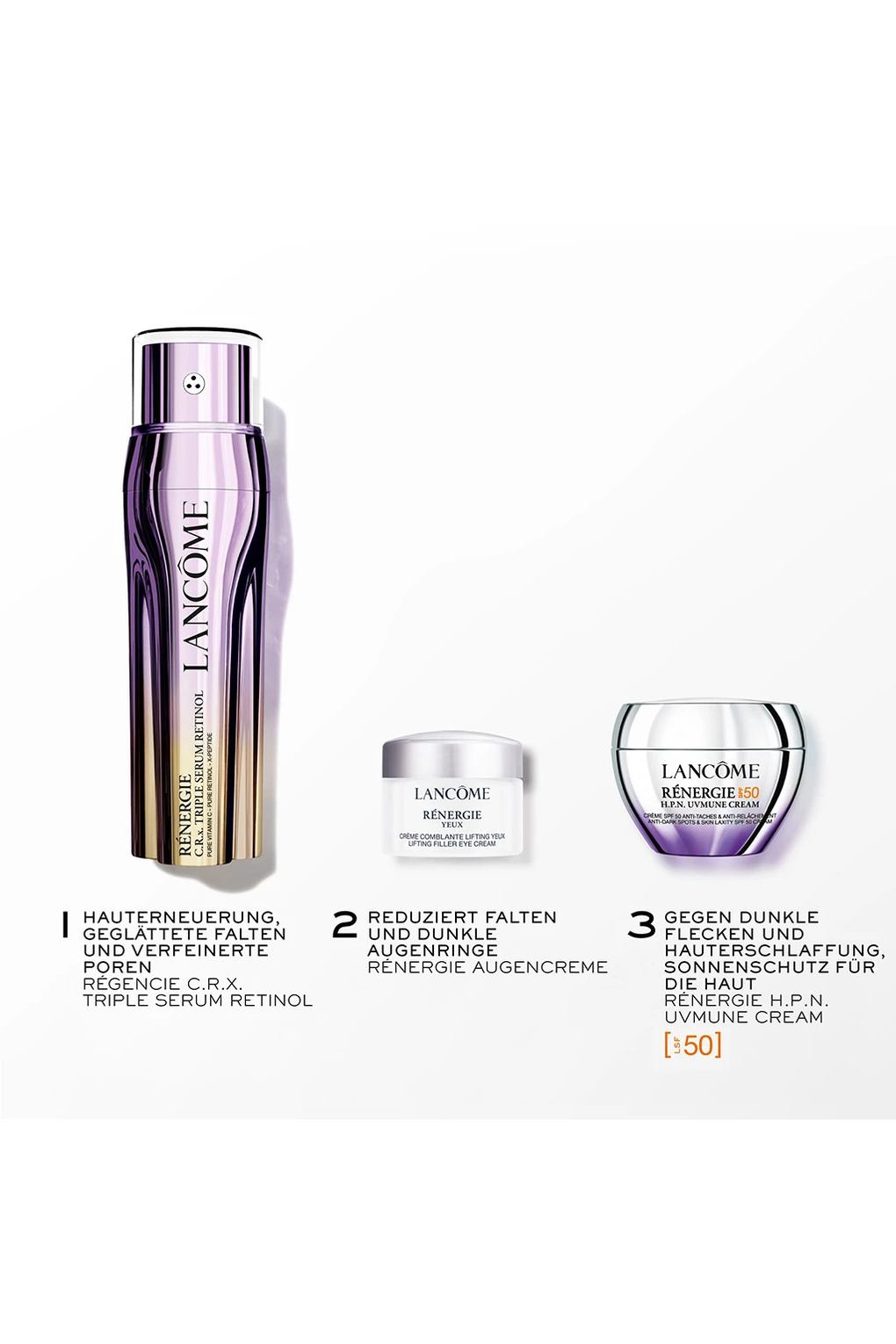 Набор для ухода за лицом R nergie H.C.F. + C.R.X. Triple Serum Routine Set, 1 шт.. Фото 3.