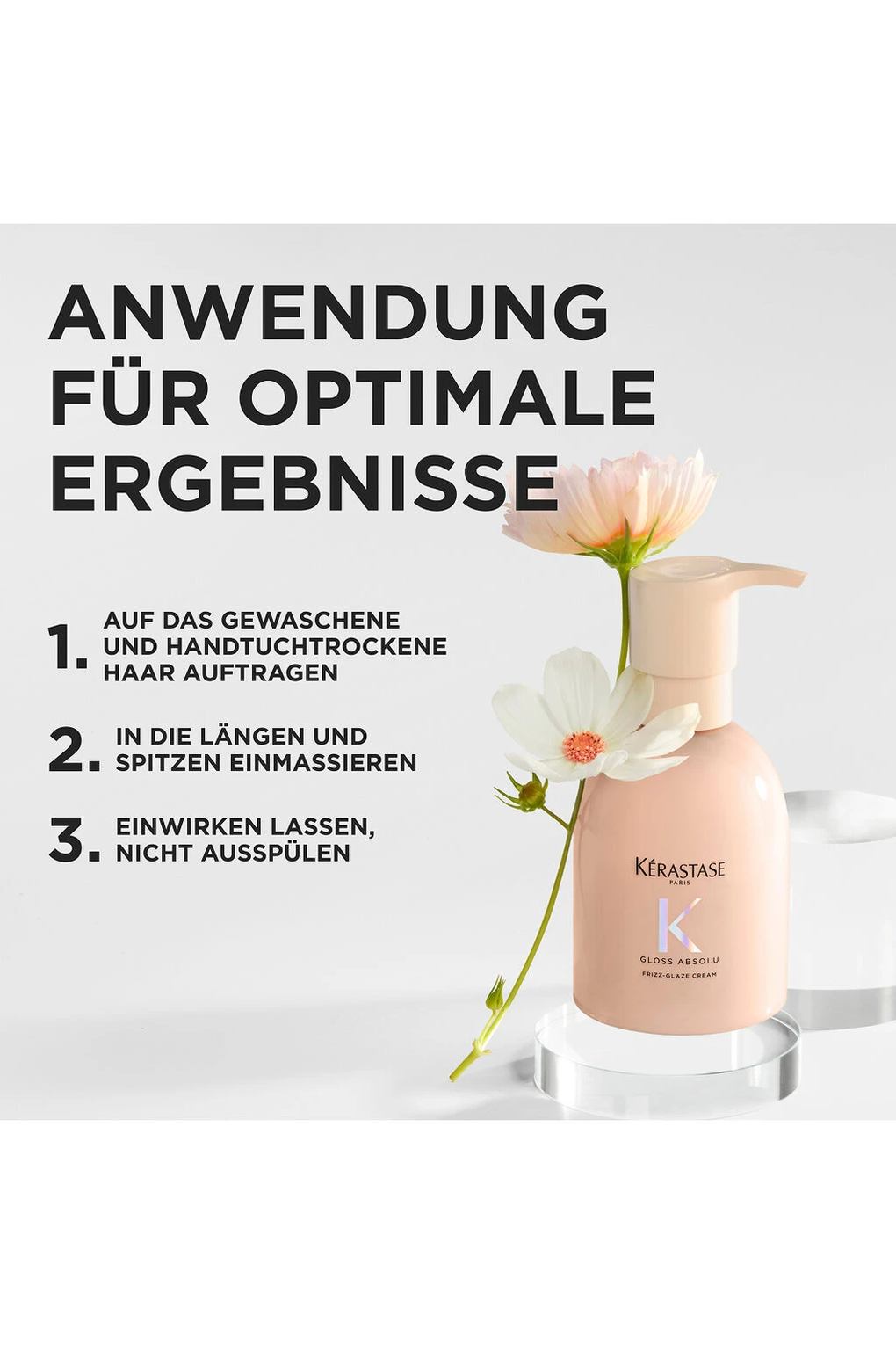 Несмываемый крем-гель для придания блеска волосам Gloss Absolu Frizz-Glaze, 45 мл. Фото 2.