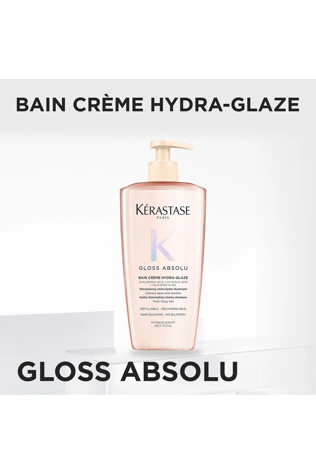 Шампунь для волос Gloss Absolu Cr me Hydra-Glaze, 500 мл. Фото 2.