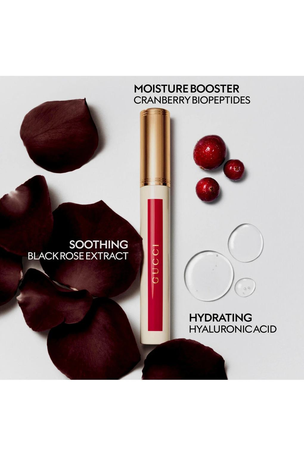 Тинт для губ Gucci Glow Oil-In-Water Lip Tint 225 Marianne Mauve, 6,5 мл. Фото 3.
