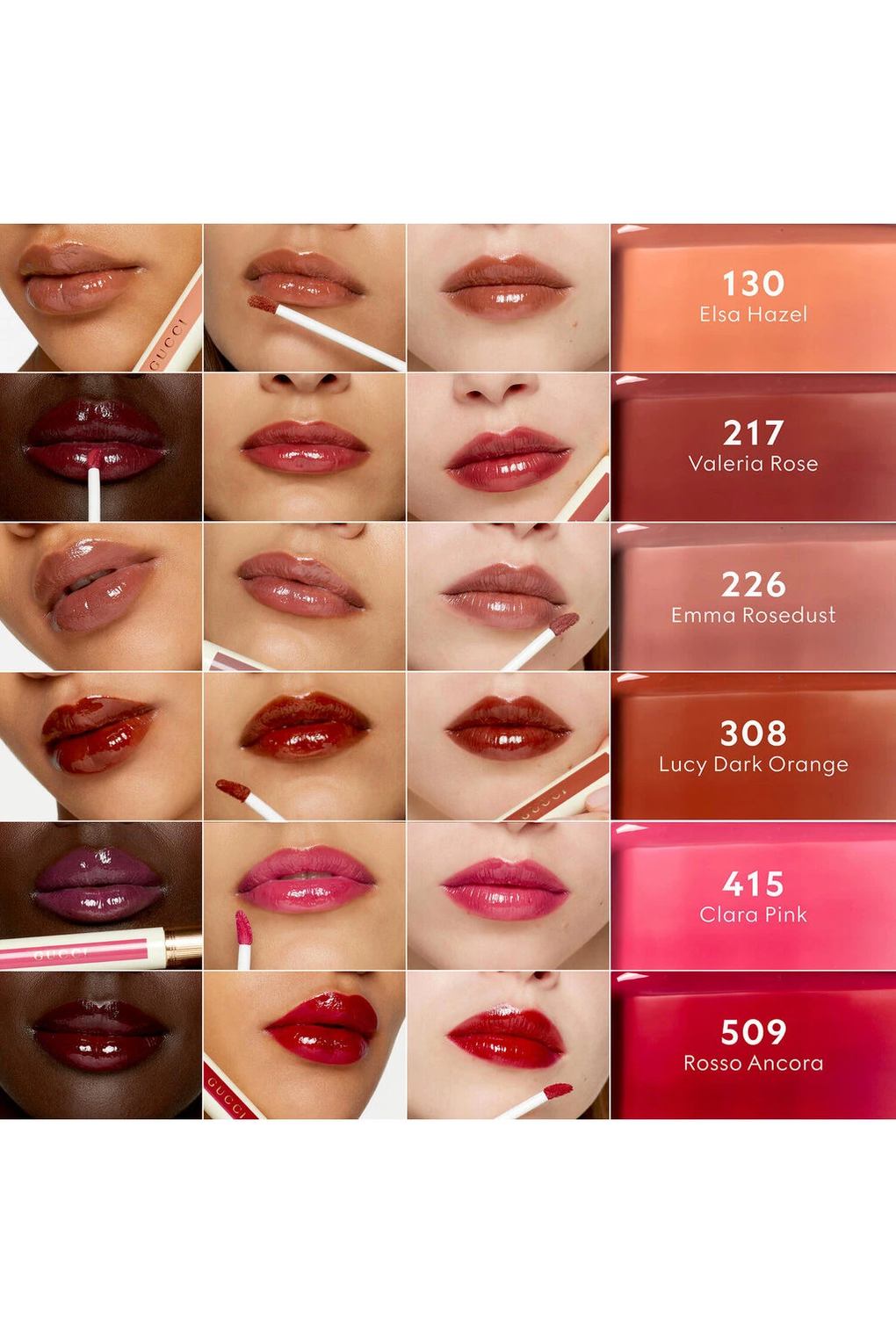 Тинт для губ Gucci Glow Oil-In-Water Lip Tint 225 Marianne Mauve, 6,5 мл. Фото 6.