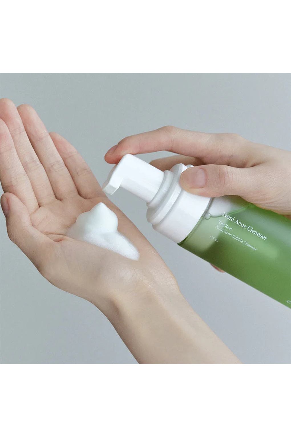 Пенка для умывания The Real NONI Acne Bubble Cleanser 155ml. Фото 2.