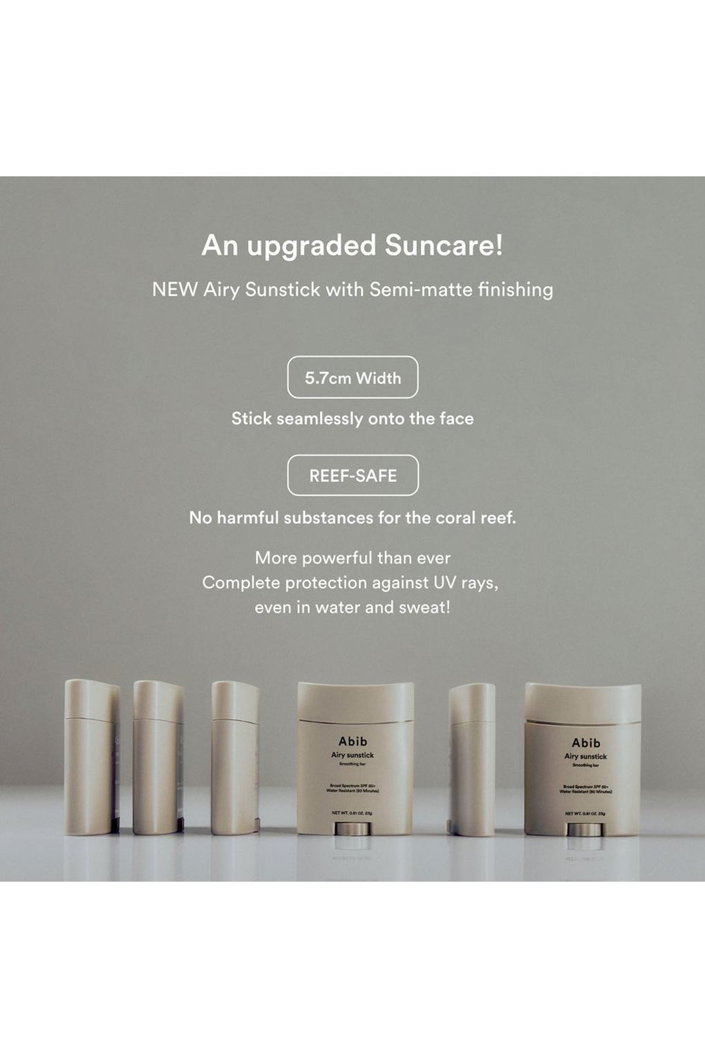 Солнцезащитный крем-стик Abib Airy Sunstick Smoothing Bar, 23гр. Фото 3.