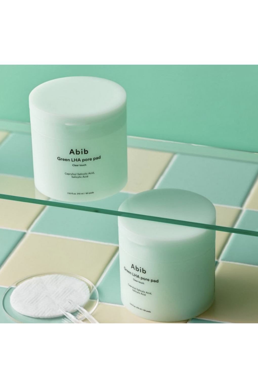 Тонизирующие подушечки для лица Abib Green LHA Pore Pad Clear Touch, 1шт. Фото 2.