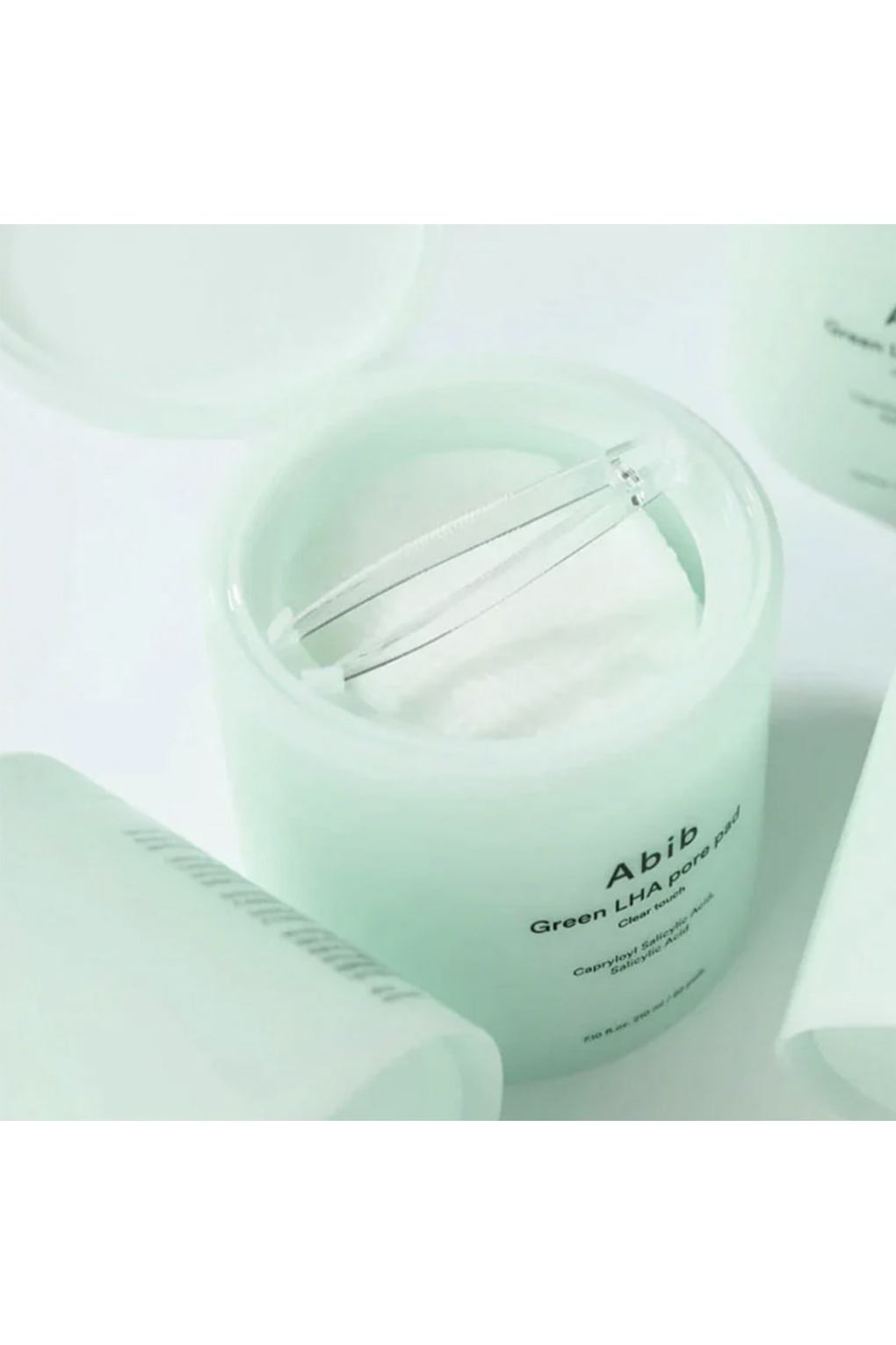 Тонизирующие подушечки для лица Abib Green LHA Pore Pad Clear Touch, 1шт. Фото 5.