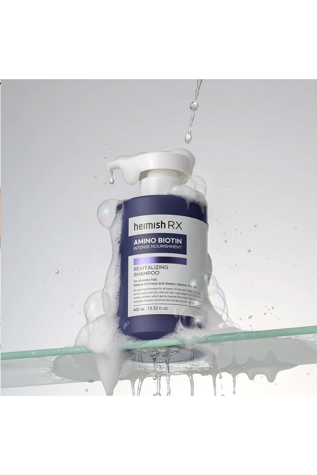 Шампунь для волос Heimish RX Amino Biotin Revitalizing Shampoo, 400мл. Фото 3.