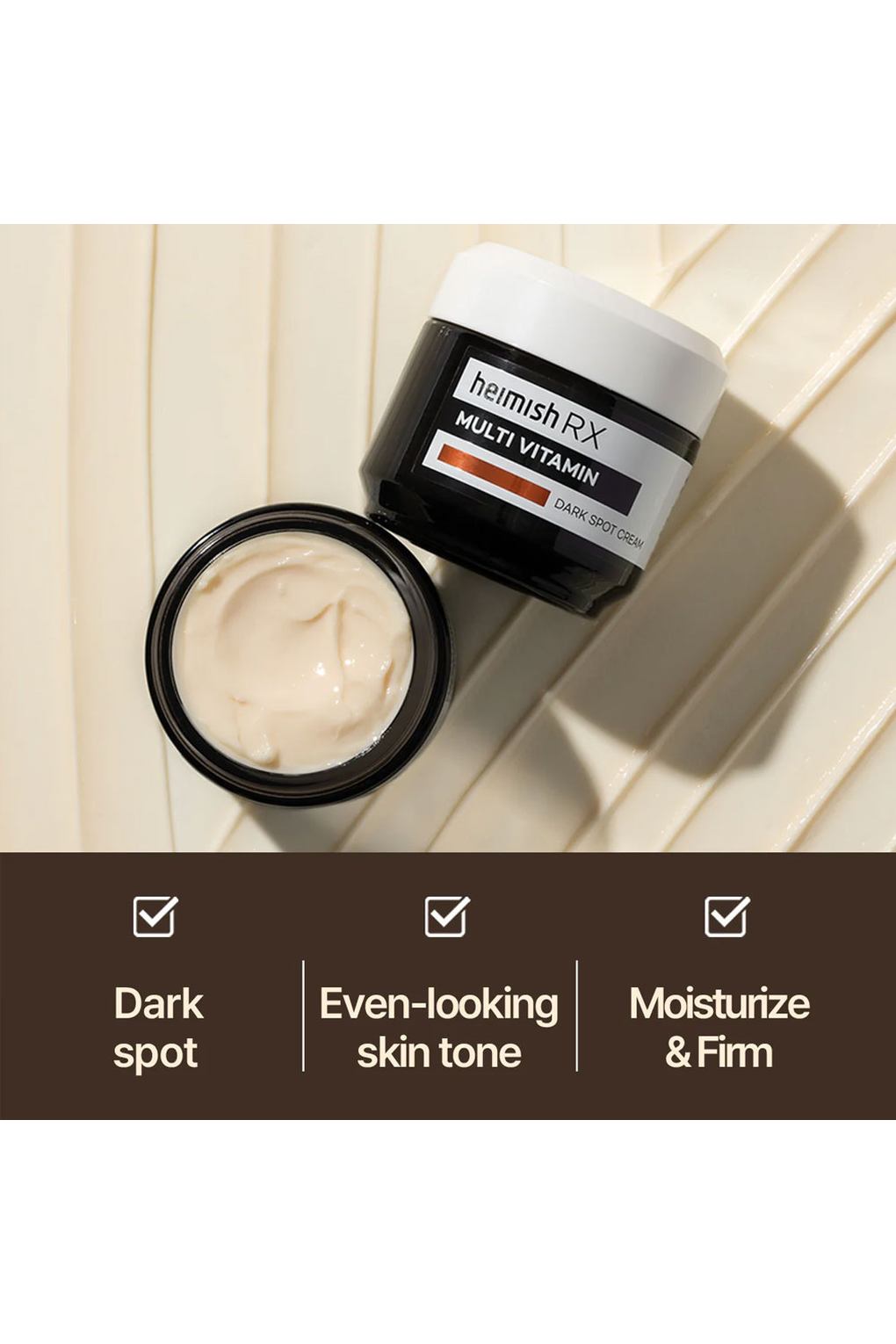 Крем для ухода за кожей Heimish RX Multi Vitamin Dark Spot Cream, 50мл. Фото 3.