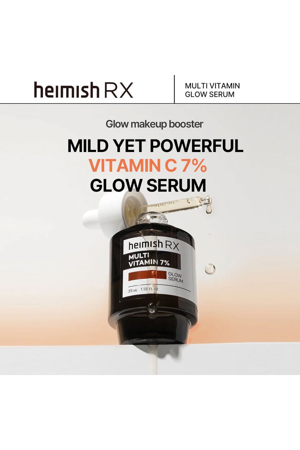 Сыворотка для ухода за кожей Heimish RX Multi Vitamin Glow Serum, 35мл. Фото 4.